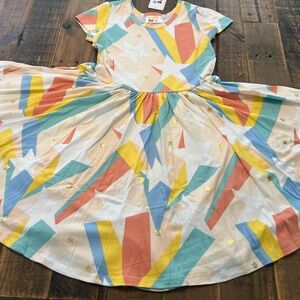 Dot Dot Smile size 7 girls star Cap sleeve twirl dress new